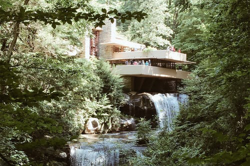 One of Wright's homes, Falling Water