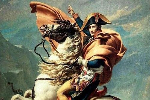 Bonaparte upon a white horse