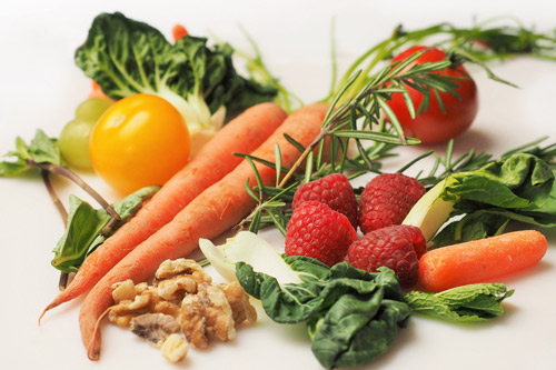 PRACE_Nutrition Assorted fresh vegetable display