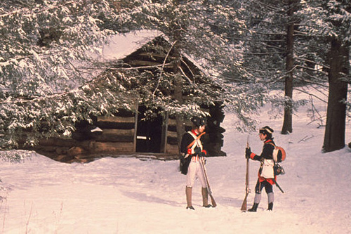 Two soldiers at Valley Forge
