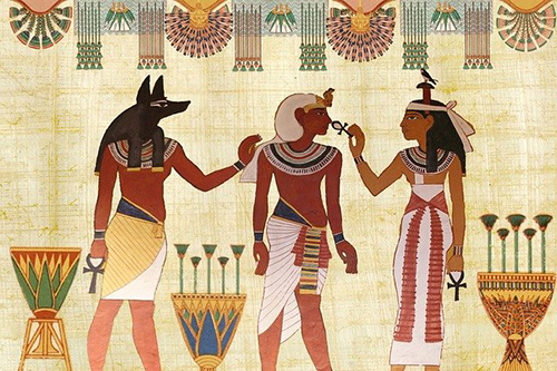 Egyptian tomb painting