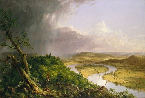 Thomas Cole painting of the Connecticut River