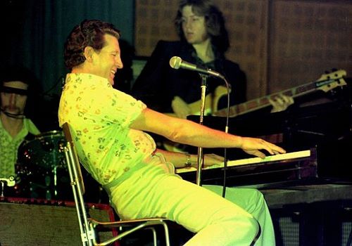 Music: JerryLee_Lewis_1977 Rockabilly pianist Jerry Lee Lewis at the piano