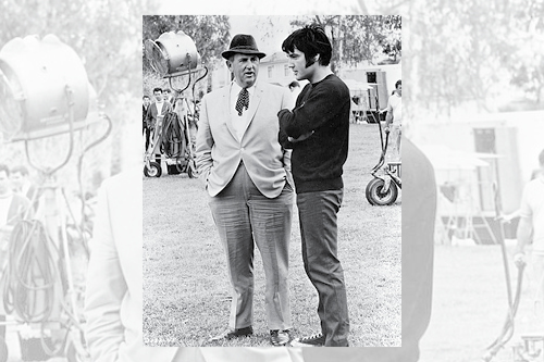 Photo of Elvis and Colonel Tom Parker