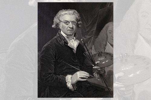 Portrait of artist Sir Joshua Reynolds