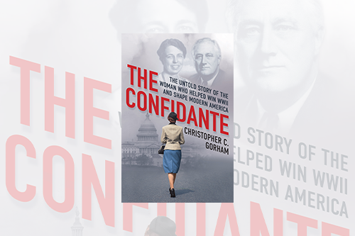Literature: Book Cover-The Confidante Book jacket of 1940s woman