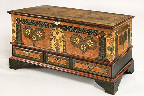 Decorative chest that is part of the Barnes Collection