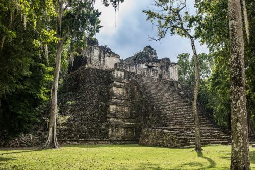 Ancient Mayan temple in Mexico