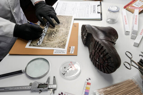 Photo of supplies a police detective would use