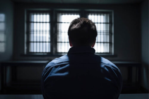 Shadowy image of a person
