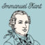 Drawing of the philosopher Immanuel Kant