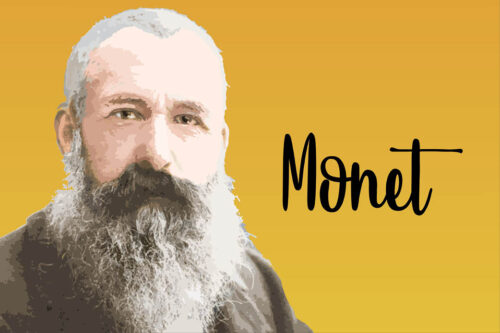 Photograph of the artist Monet