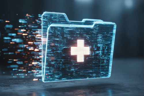 Image representing an electronic medical record
