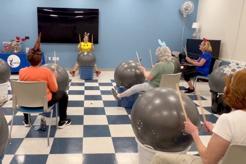 Seated Cardio Drumming