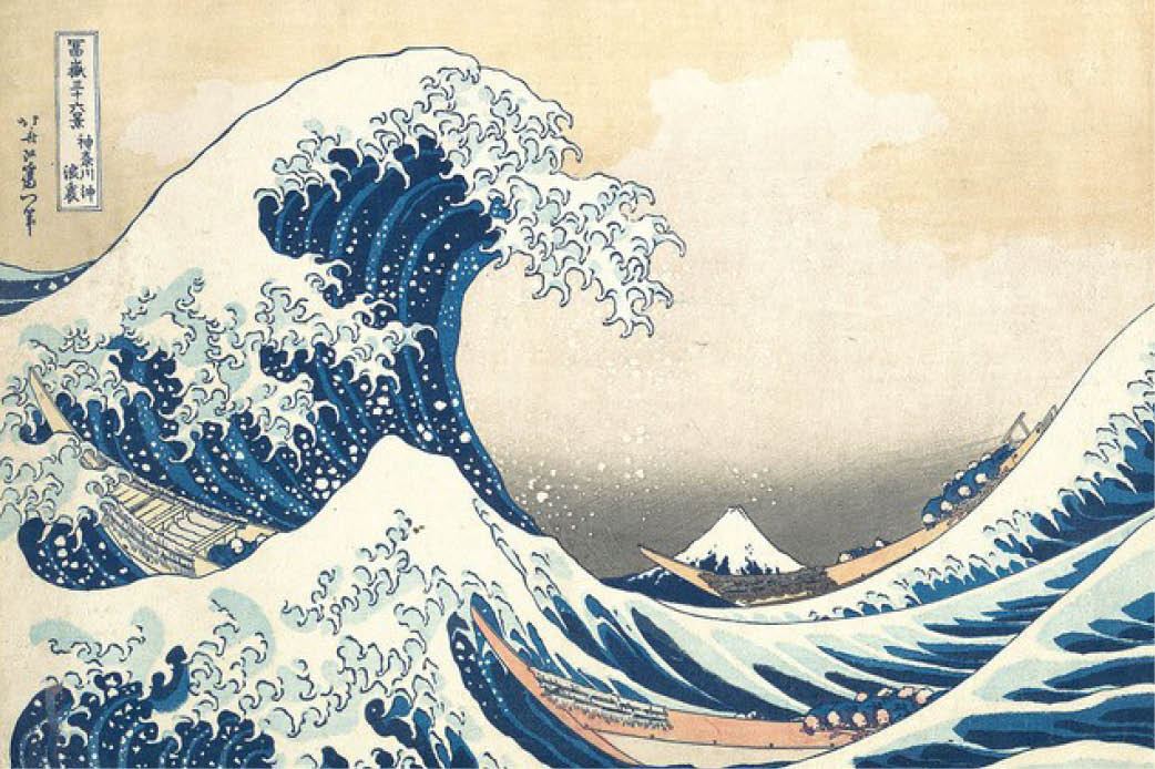 Art Morning painting of waves