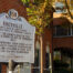 Rockville building and historical plaque